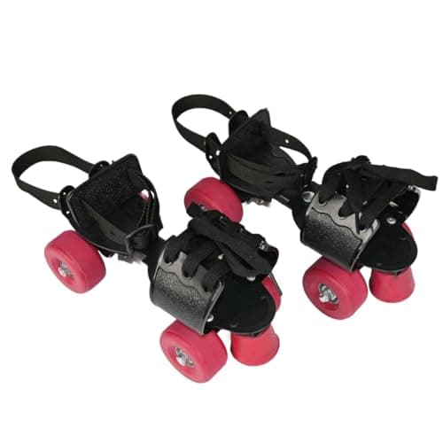 First Choice Senior Tenacity Roller Skates with Brakes | Roller Blades for Kids | Adjustable Shoe Size | Ideal for Indoor and Outdoor Inline_Skate_Wheel | Suitable for Age Group Above 9 Years (Red)