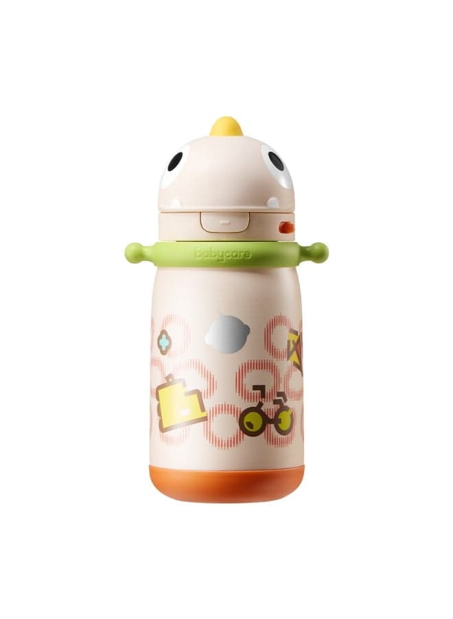 Babycare - T-Rex Toby Vacuum Bottle 450ml - Dino Green/Pink