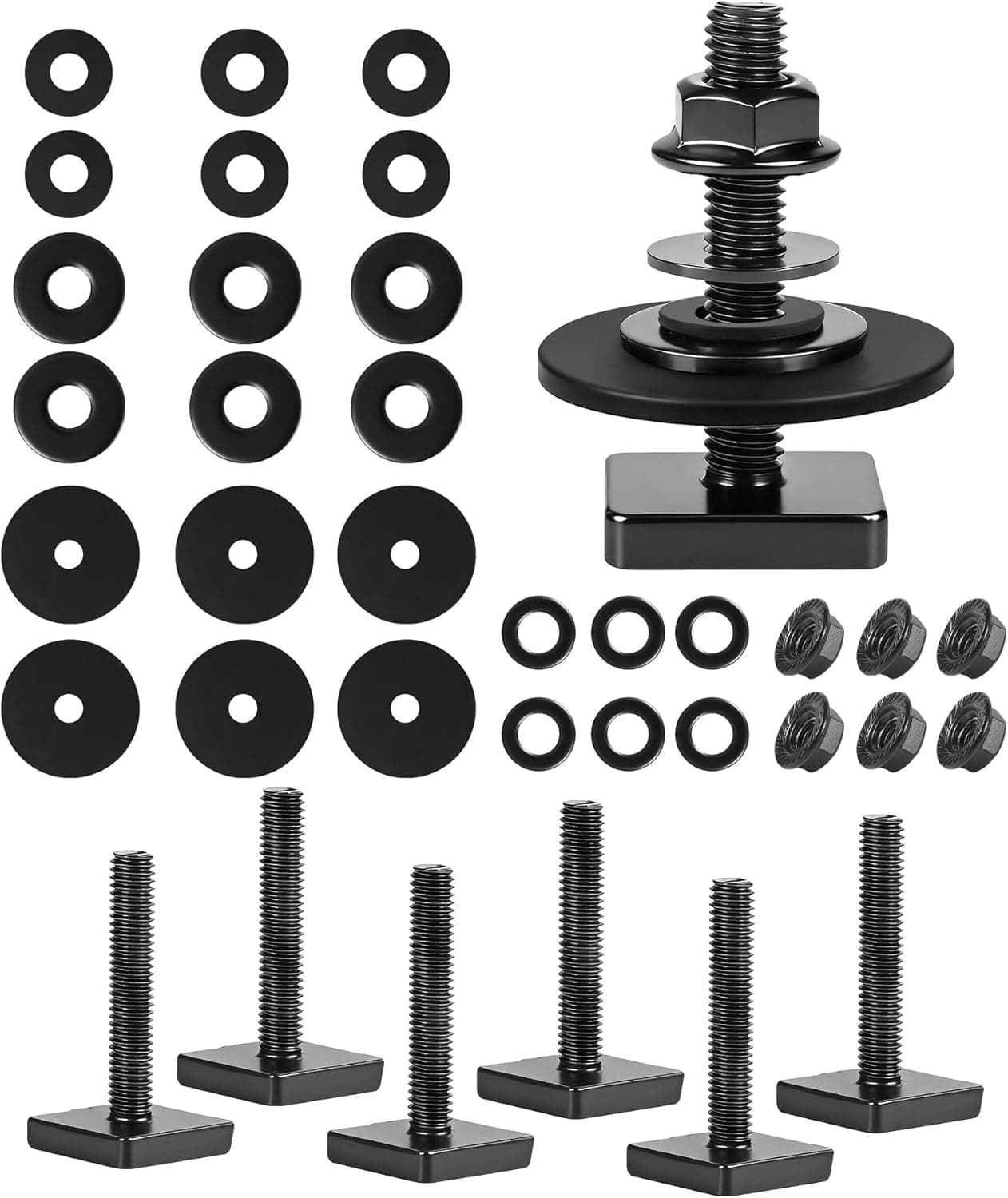 T Slot Bolts for Thule, Yakima Roof Rack Cross Bars - M6x35mm Stainless Steel Adapter Kit