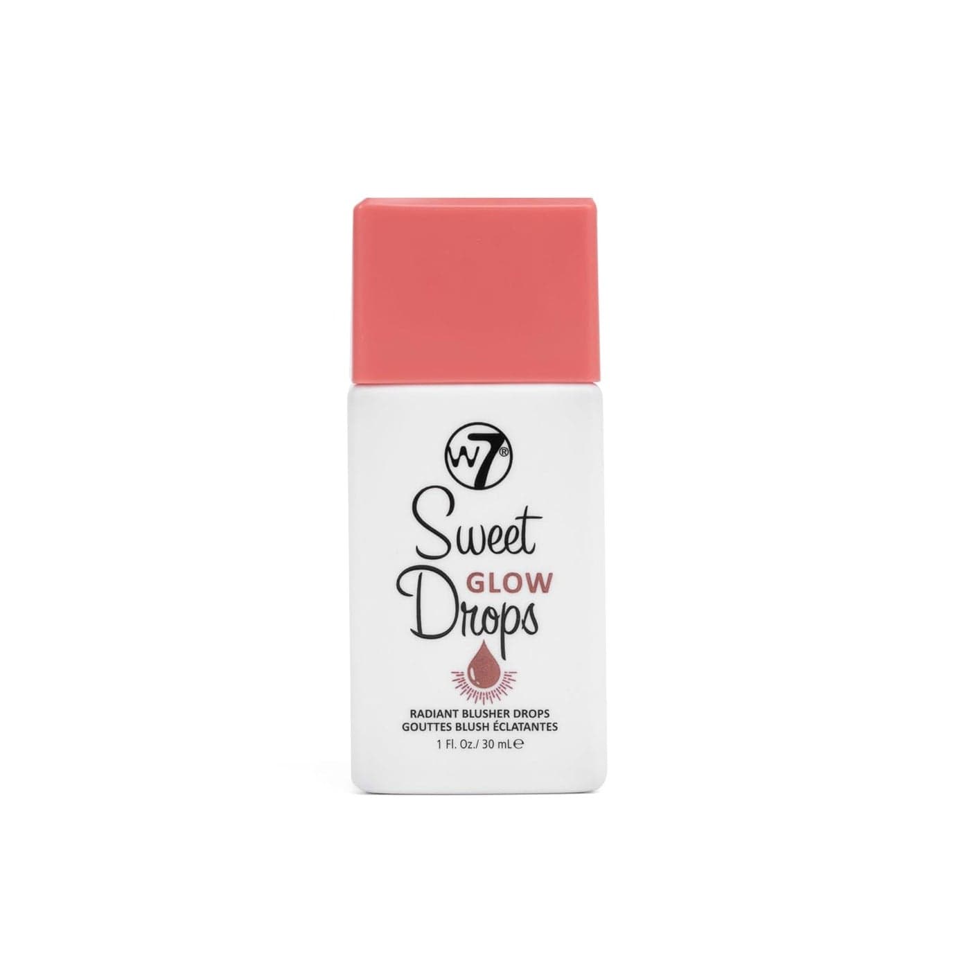 W7 Sweet Glow Drops Liquid Blusher Drops For Brightened Skin A Radiant Finish