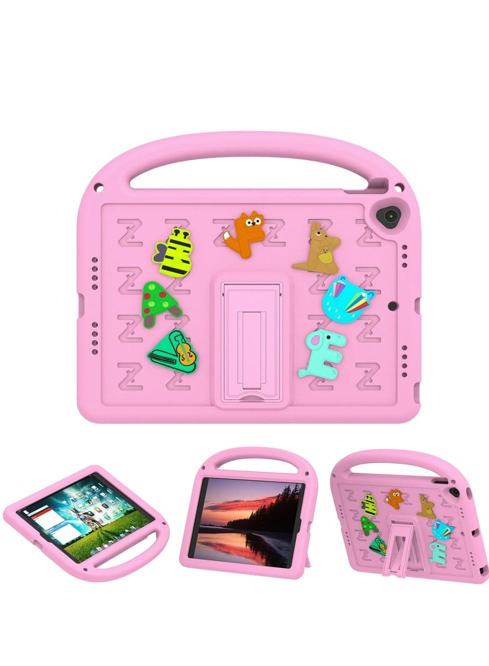Children's Protective Case for iPad 10.2inch 7th 8th 9th(2019/2020/2021/ )iPad10.5/AIR3 , shockproof cover with shoulder strap bracket