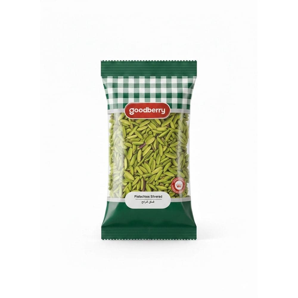 Goodberry Pistachios Silvered Unsalted Pista Slices- 70gms