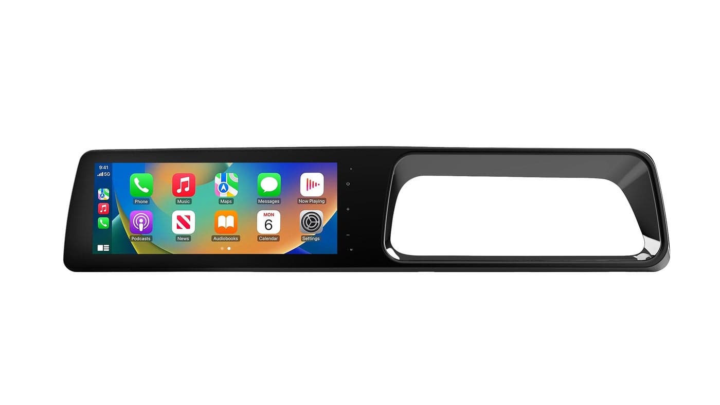 Audio Wheels (OEM) Android 12.33” Touchscreen for XUV-700 + Frame, 2GB RAM/32GB ROM, with Wireless CarPlay, DSP, Camera Support, GPS Navigation and 4 x 50W Output.