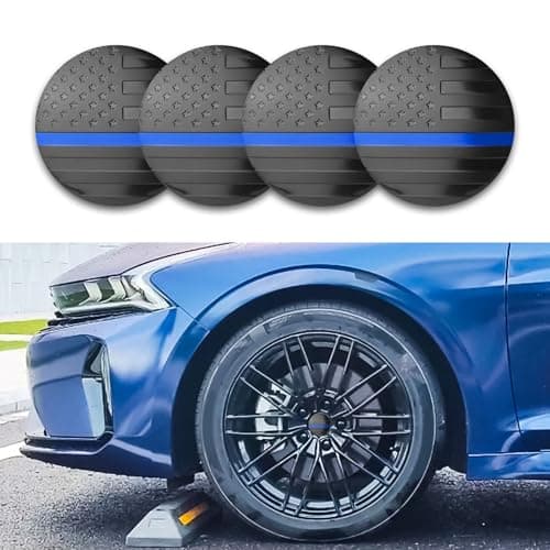WINUERK 4PCS American Flag Wheel Center Caps Stickers 56mm22 Inch Wheel Rim Hub Caps Waterproof USA Flag Wheel Hub Center Cap Emblems Automotive Exterior Decals Accessories Fit Most Cars