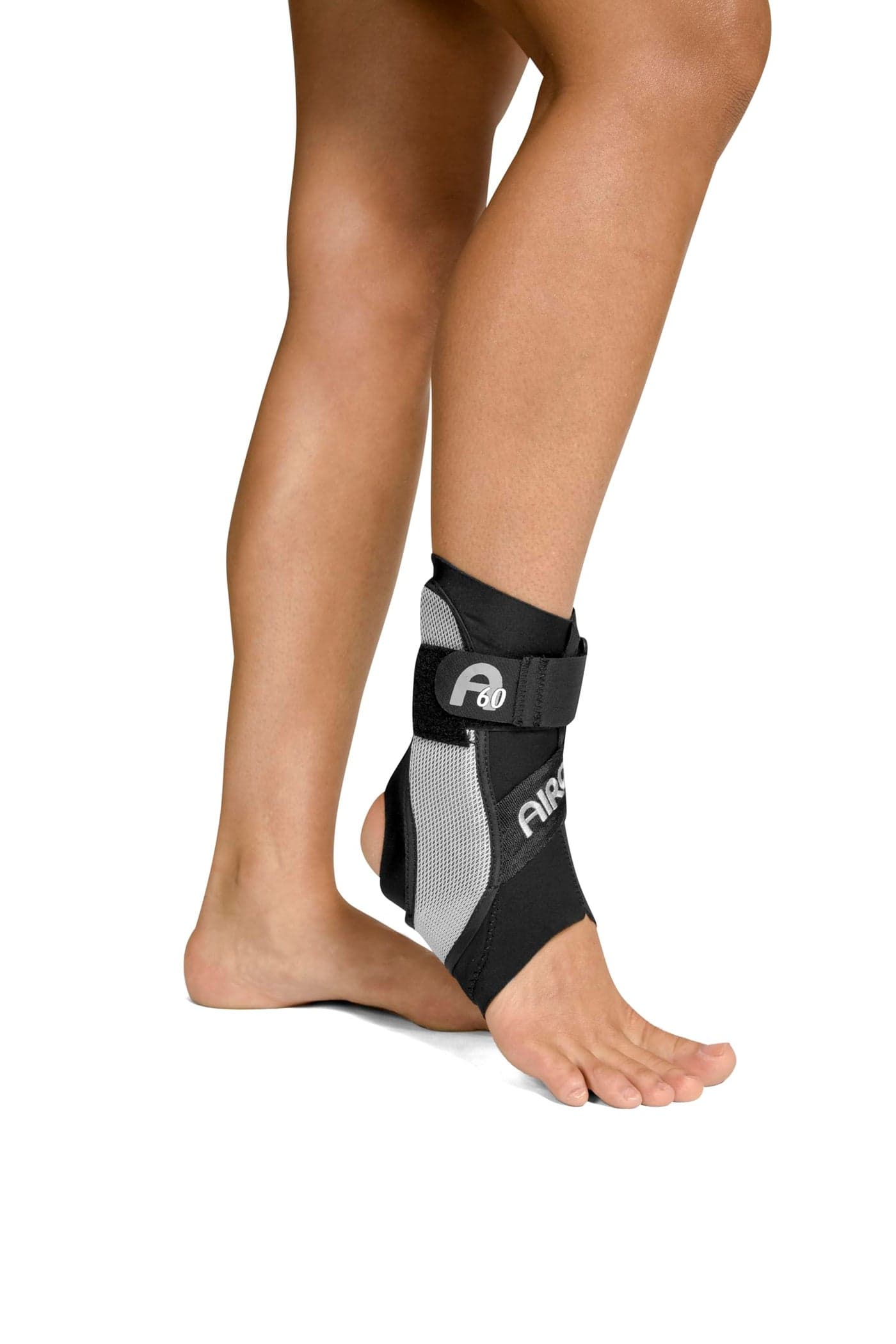 Aircast A60 Ankle Support Brace, Right Foot, Black, Large (Shoe Size: Men's 12+ / Women's 13.5+)