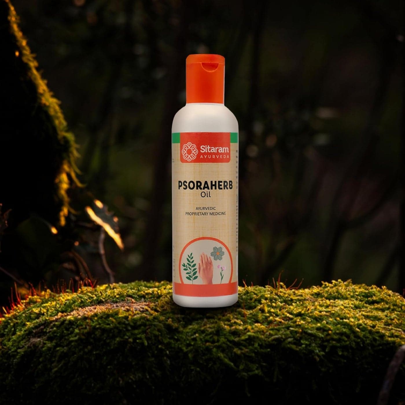 Sitaram Ayurveda Psora Ayurvedic Herb Oil 100ml Get Relief from Dry Itchy and Scaly Skin