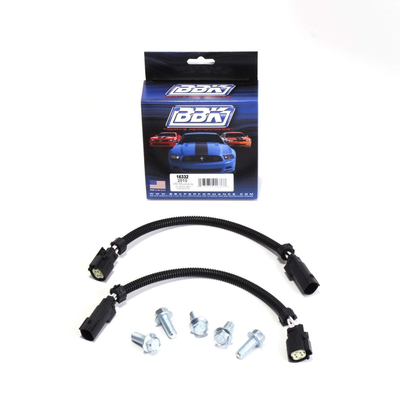 BBK 16332 O2 Sensor Wire Extension Harness Black