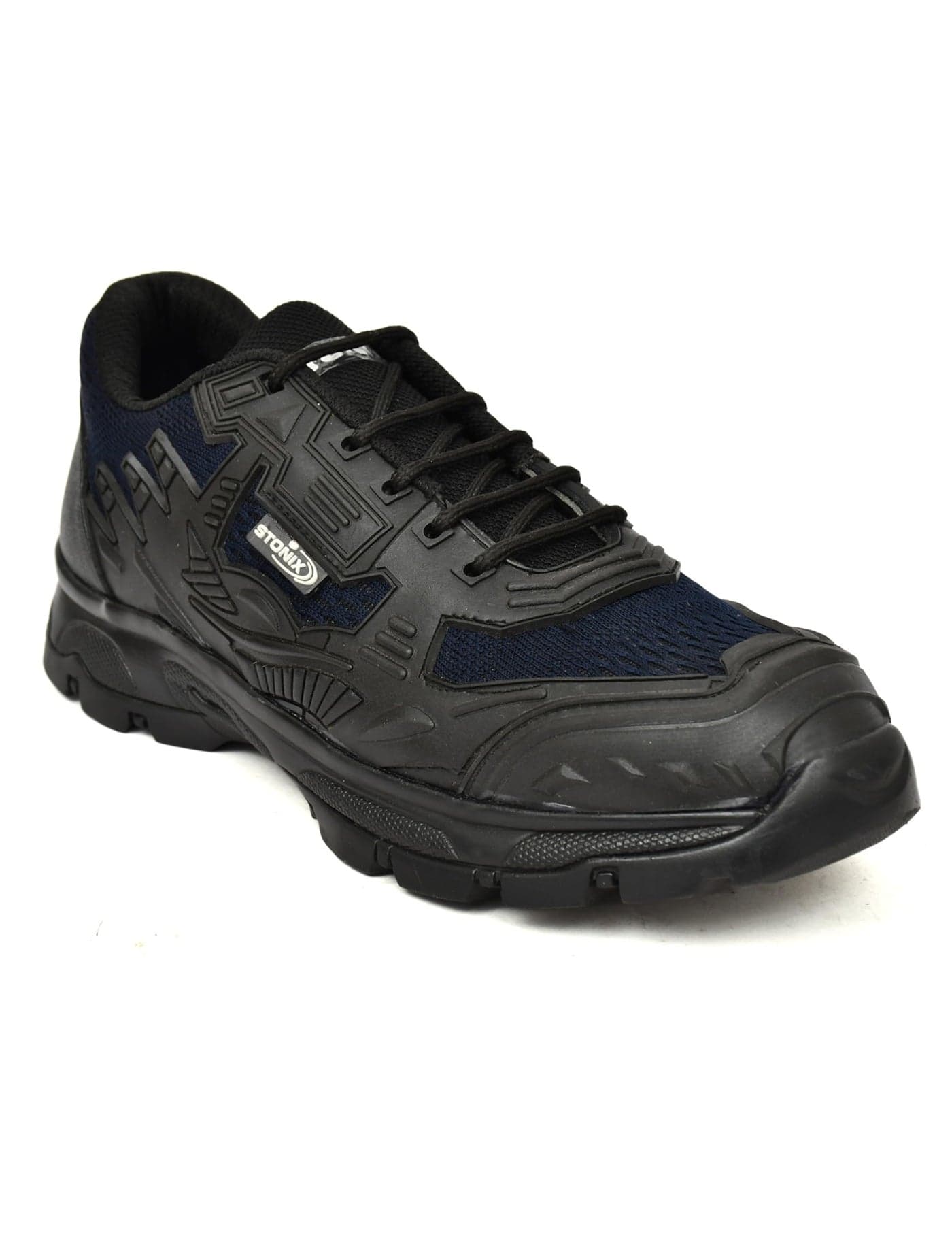 STONIX® TitanPro Steel Toe Safety Shoes for Men Lightweight | Stylish Look Comfortable and TPR Sole with Breathable | Heavy Duty Industrial Work Shoes, (Size-10, Blue)