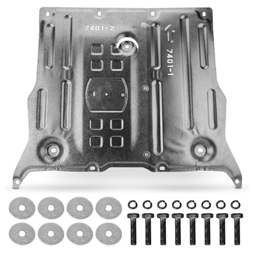 YEHERIT Front Skid Plate Compatible with 20172025 Tesla Model 3 20202025 Tesla Model Y Under Motor Guard Splash Shield Cover with Install Accessories