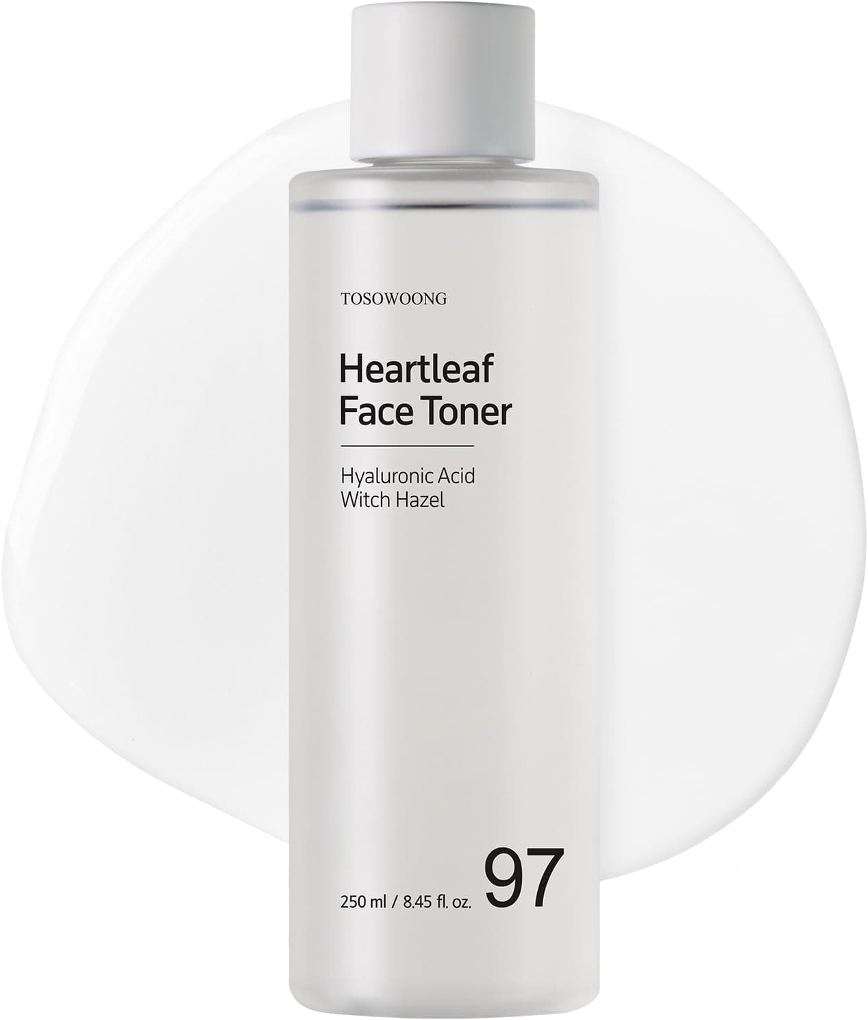 TOSOWOONG Heartleaf Face Toner with 970200ppm Heartleaf Water Centella Hyaluronic Acid Witch Hazel Hydrating Korean Skin Care 250ml 845 floz