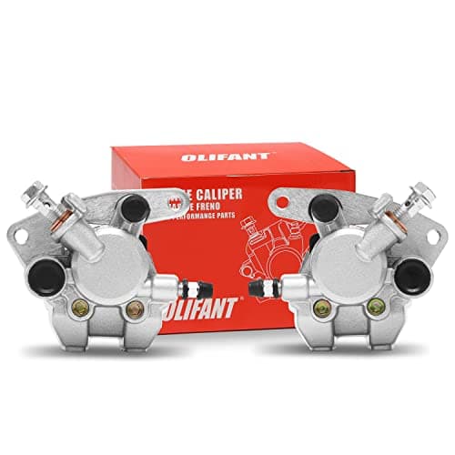 Front Left Right Brake Caliper for Suzuki Eiger 400 500 Quadsport 250 400 LTZ250 LTZ400 Vinson 500 Ozark 250 LT-F250 LT-F400 LT-A400 LT-A500 Arctic Cat DVX400 2004-2008