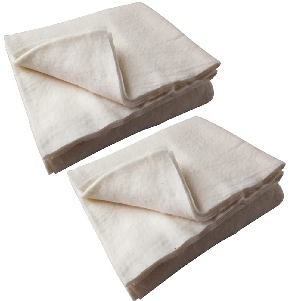Crib Quilt Batting for Quilting2PCS 45X60 Natural Cotton Quilting Batting Fabric for Sewing