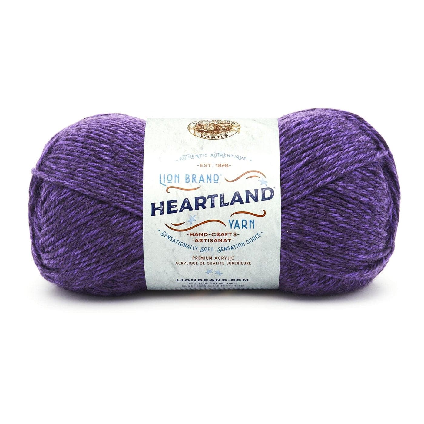 Lion Brand Yarn 142 g 100 Percent Acrylic Heartland Yarn Ball Hot Springs1089 x 1089 x 2295 cm