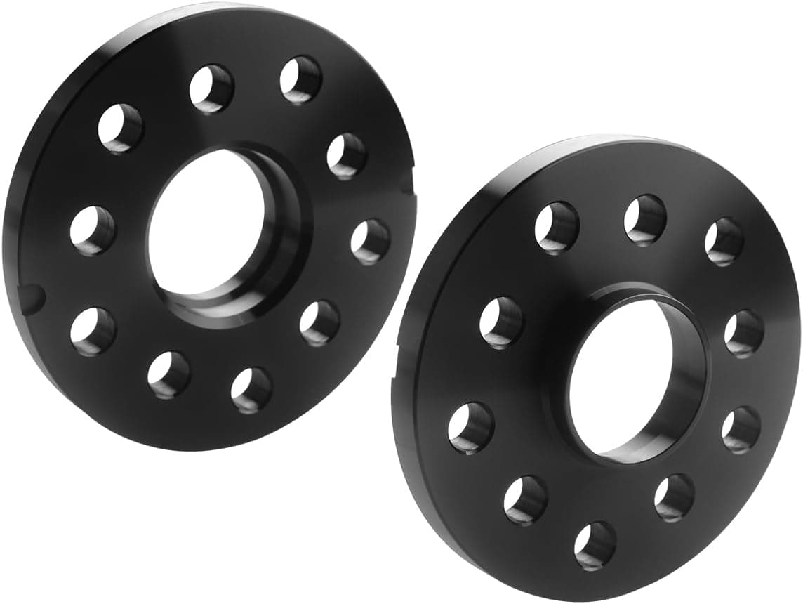 GAsupply 5X100 5X112 Hubcentric Wheel Spacers 15mm with Sphere Seat Lug Bolts