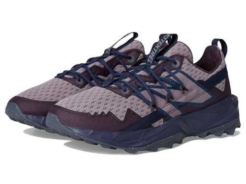 New Balance Women's Dynasoft Tektrel V1 Trail Running Shoe, Ice Wine/Plum Brown/Nb Navy, 5