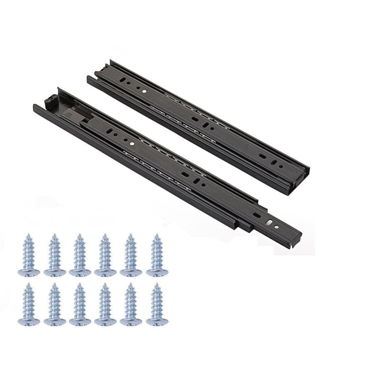 Zengest Full Extension Less Noise Ball Bearing Drawer Slides 16 Inches 1Pair