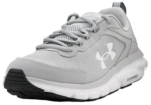 Under Armour Mens Charged Assert 9 Running Shoe, Mod Gray (101 White, 12 US