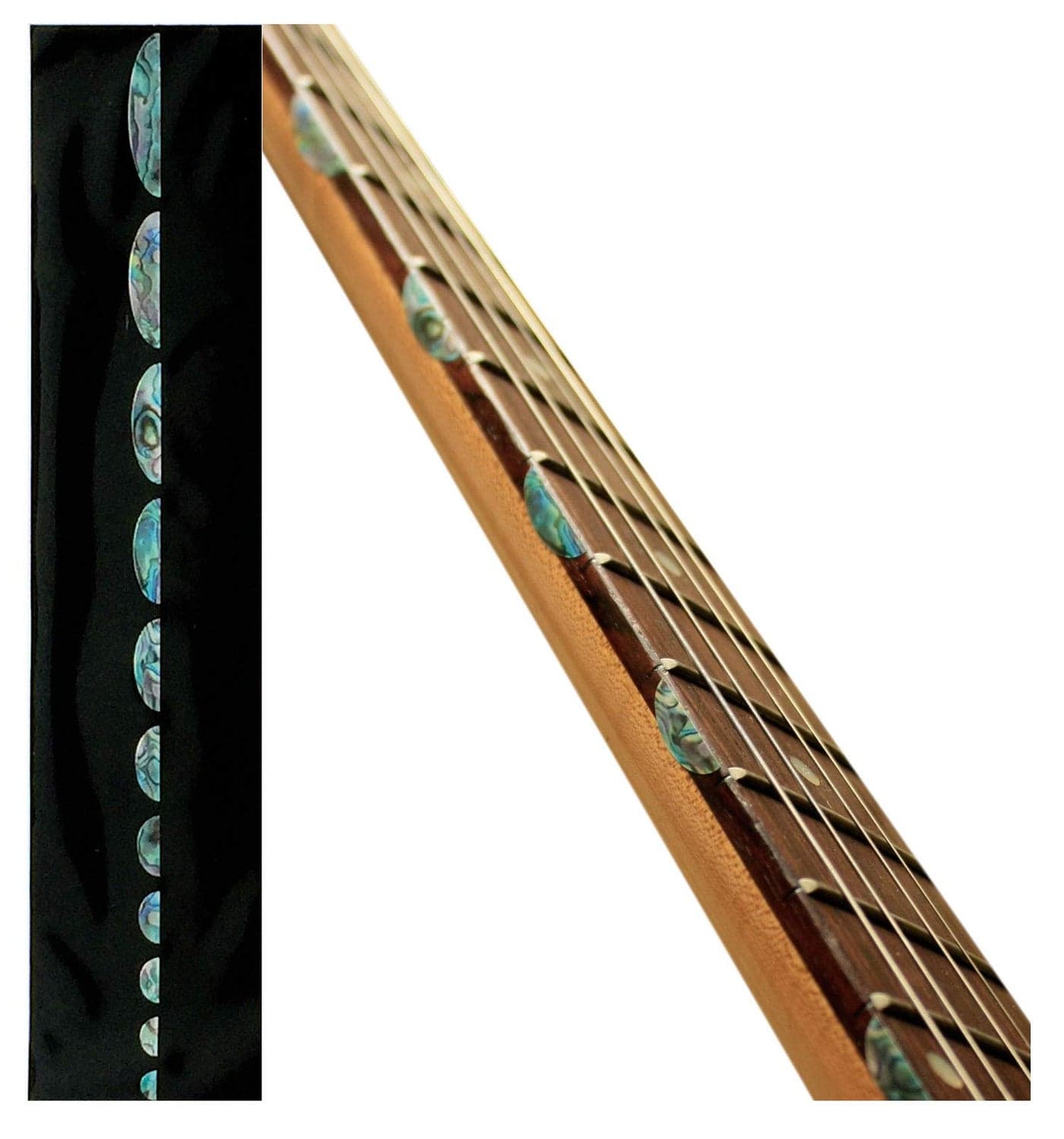 Jockomo ThumbnailHalf Moon Avalon Mix Inlay Sticker for Guitar