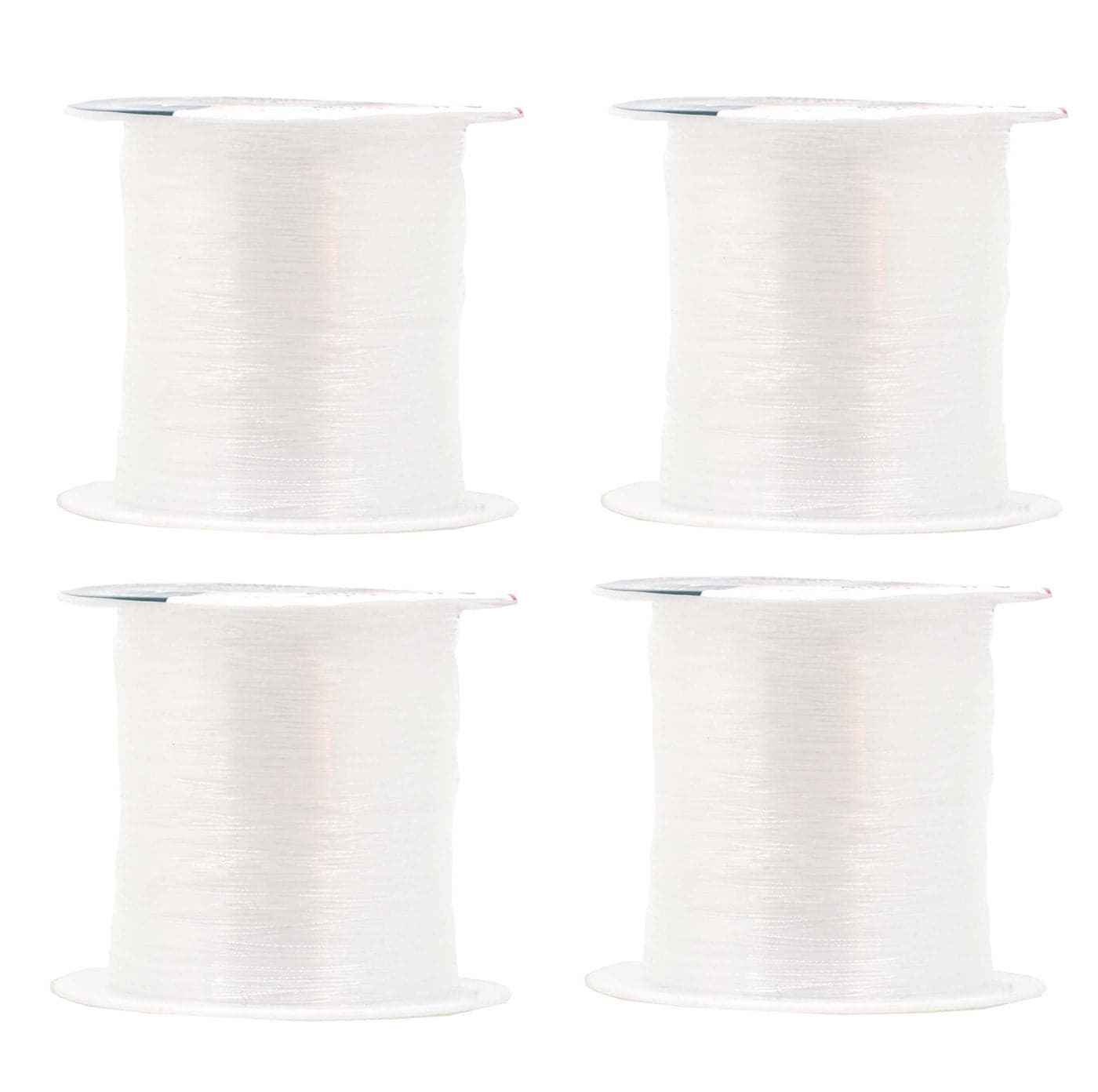 Mandala Crafts 02mm Clear Sewing Thread Transparent Nylon Invisible Thread for Sewing Quilting 546 Yds Monofilament Fishing Line String for Hanging and Wigs