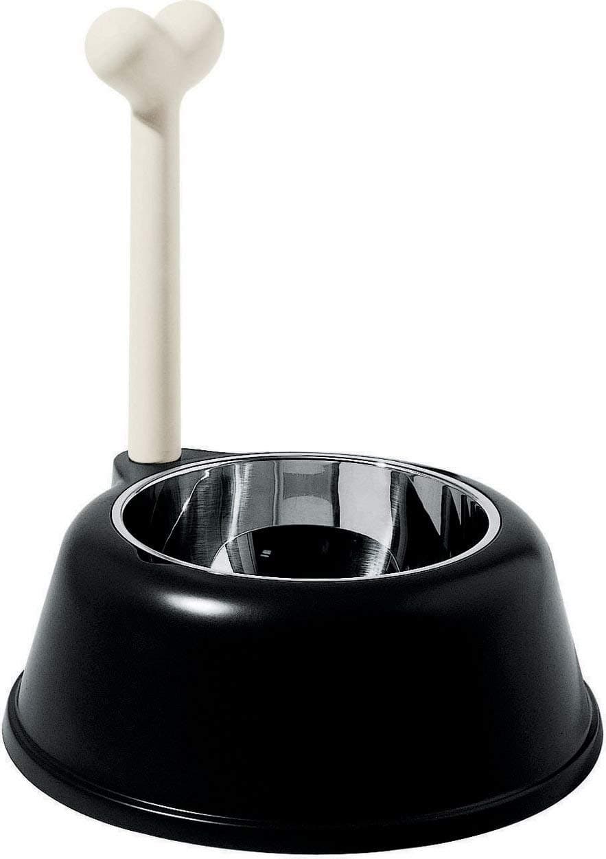 Alessi AMMI02 B Lupita Dog Bowl Black