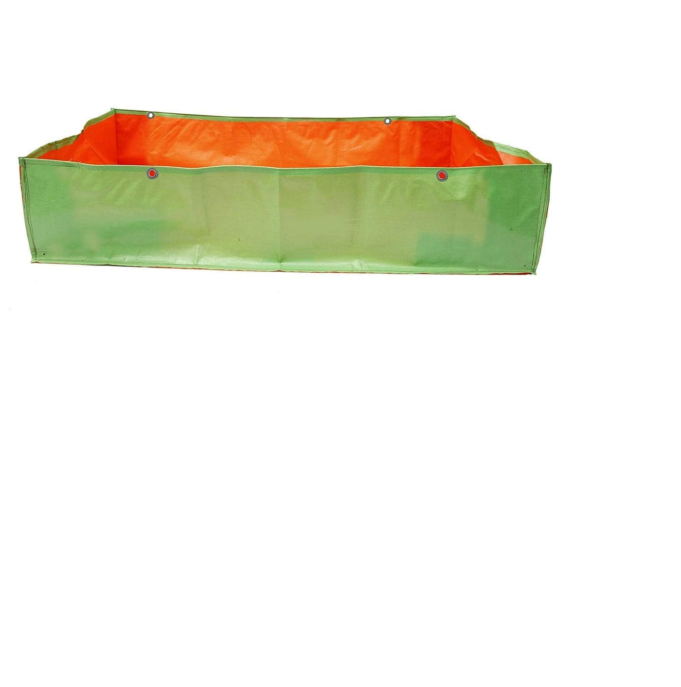 YUVAGREEN Terrace Gardening 200 GSM UV Treated Grow Bags 48"x24"x12" Green with Orange.