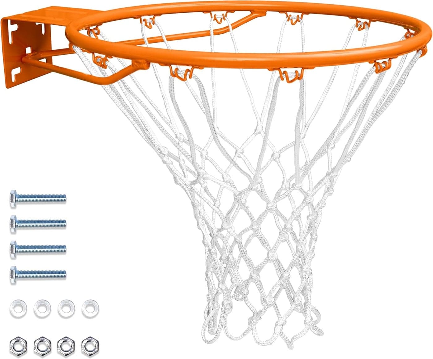 GoSports Regulation 18 Steel Basketball Rim Choose from Fixed or Breakaway Use for Replacement or Garage Mount