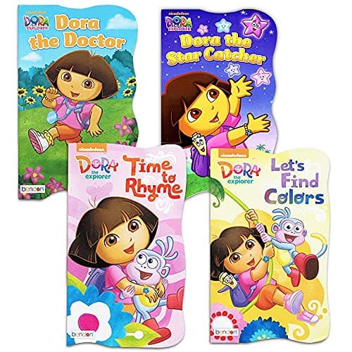 Dora The Explorer Baby Toddler Board Books Set of Four