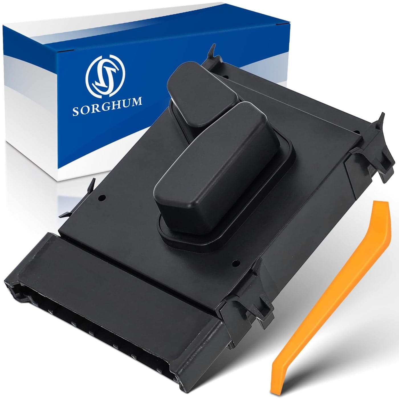 Sorghum Power Seat Switch Front Left Driver Side Adjustment Switch Control Compatible with 1419 Jeep Cherokee 0519 Chrysler 300 0910 Dodge Ram 1500 10 Pins Replace 56049433AD 56049433AE
