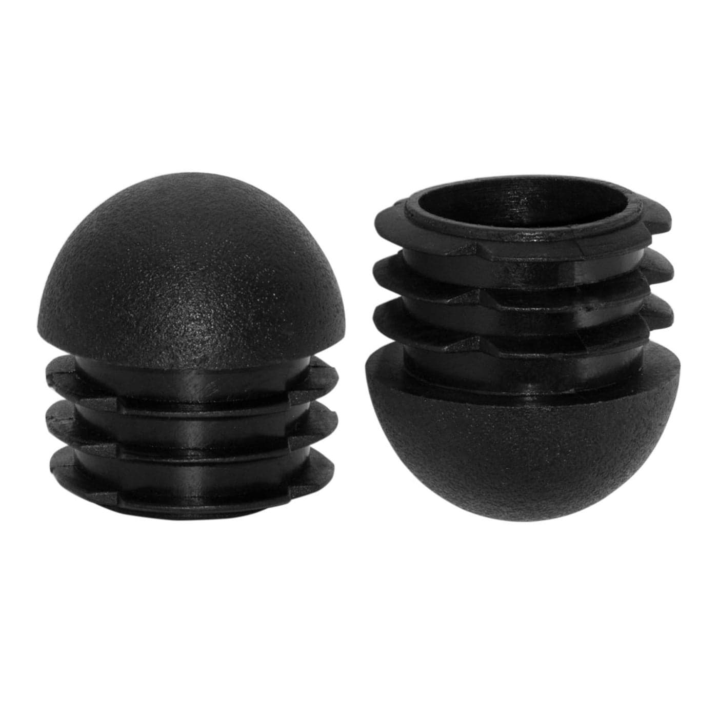 Flyshop 16Pack 118 28 mm Outside Diameter Black Plastic End Caps Round Tube Inserts Furniture Glides for Tables and Chairs