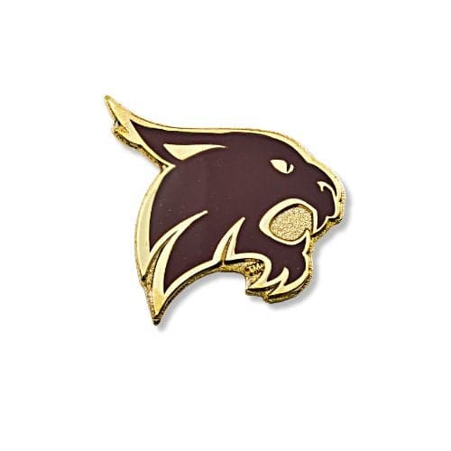 NCAA Texas State Bobcats Logo Pin