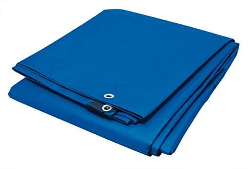 Performance Tool W6000 5 x 7 ft Tarp Cover Blue Waterproof Great for Tarpaulin Canopy Tent Boat RV Or Pool Cover Performance Tool Standard Poly Tarp