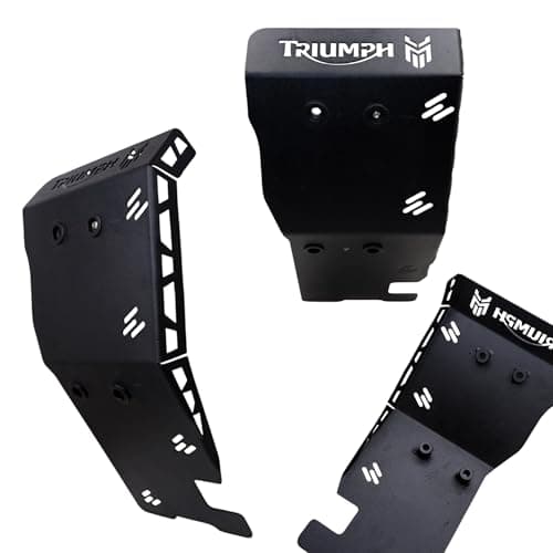 MILACHIN TriumphH ThruxtonN 400 Heavy Duty Engine Guard |Bash Plate | Engine Safety Guard, Motorcycle Sump Guard, Black Suitable for ThruxtonN 400.