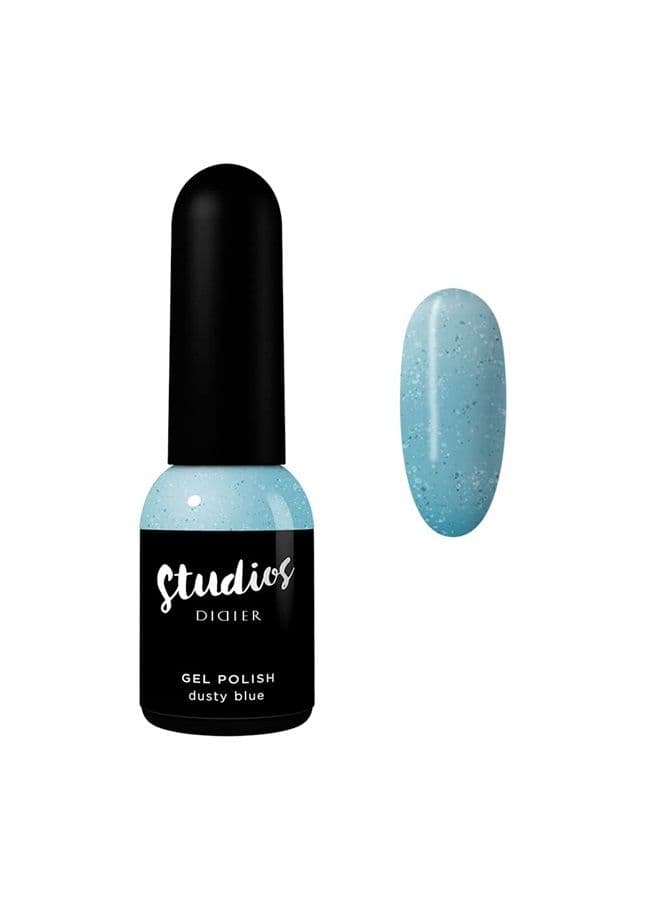 Studios Gel Polish Dusty Blue - Professional Manicure Pedicure Products - Rich Pigment for Complete Nail Coverage - Flawless Shine - Suitable for Beginners - For UV Lamp - Gift for Women