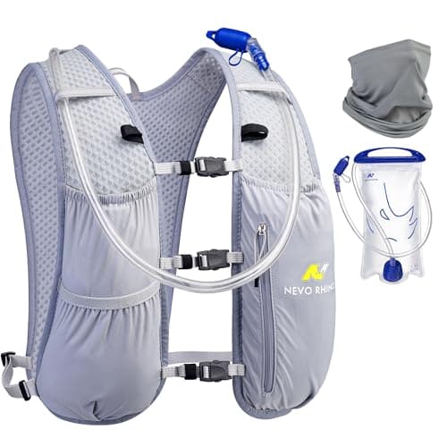 N NEVO RHINO Running Hydration Vest for Women 15L Water Bladder Backpack 5L Small Lightweight Breathable Hydration Vest for Hiking Trail Running Cycling Marathon for Women