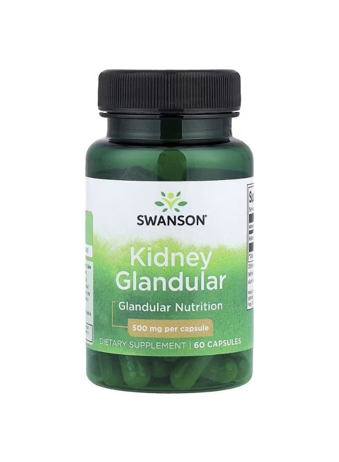Kidney Glandular 500 mg 60 Capsules