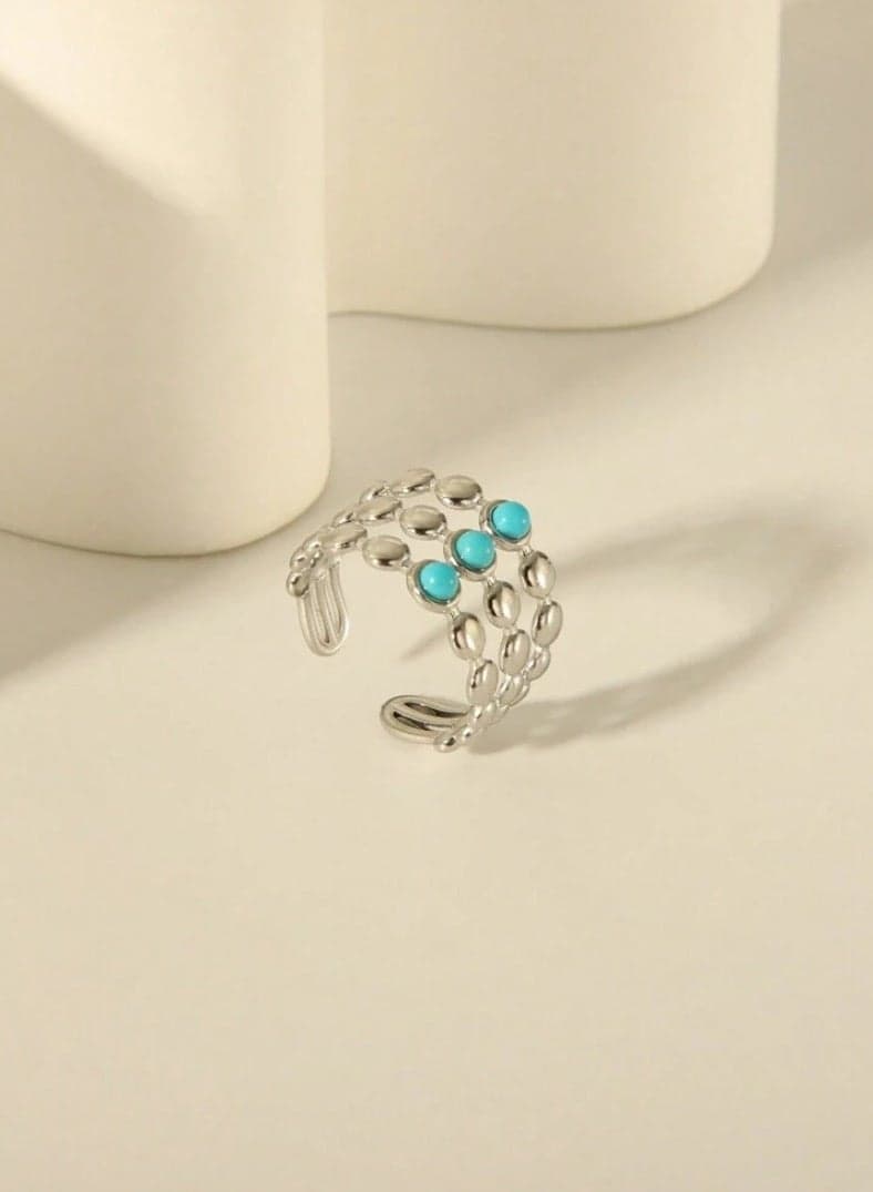 Amazing Silver Stainless Steel Ring For Women One Size