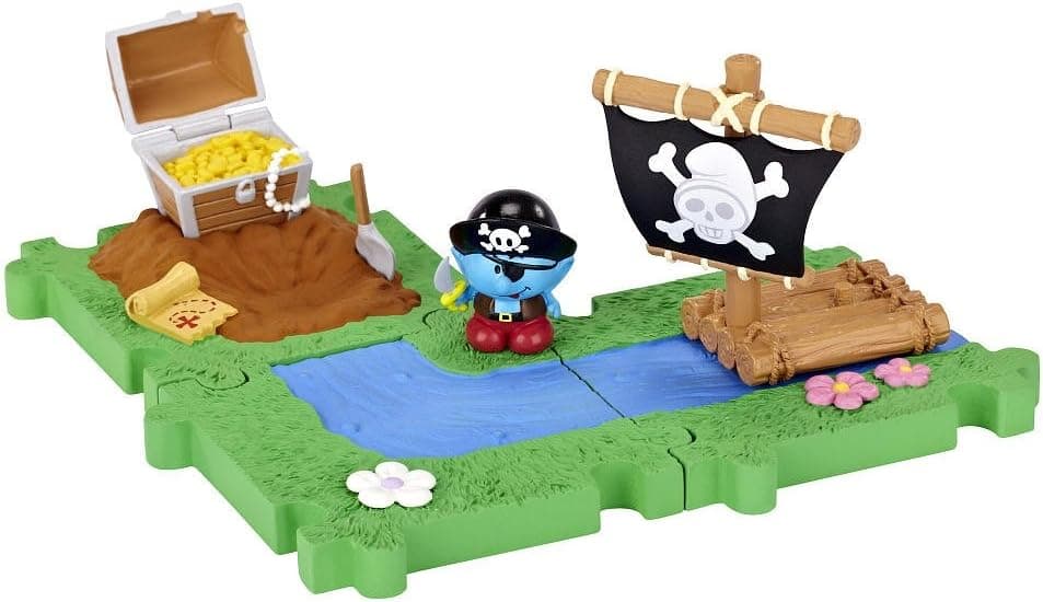 The Smurfs Micro Village Pirate Smurf Starter Set