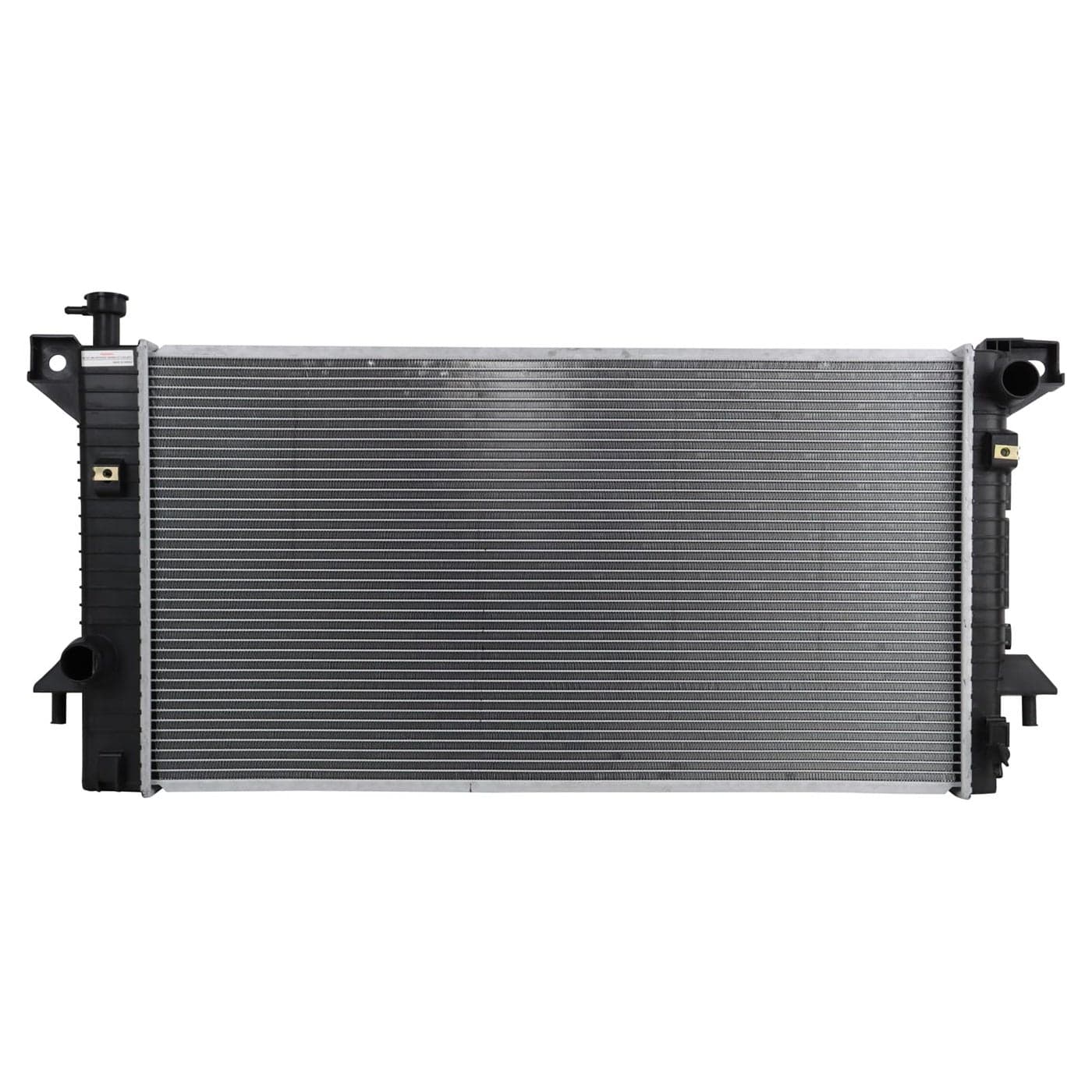 TRQ Radiator Assembly Aluminum Core Cross Flow with Transmission Oil Cooler Compatible with 20112014 Ford F150 V8 62L CU13227