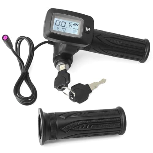 Upgrade 48V Throttle with M Key button Replacement for tutti Soleil 01 for Tuttio Soleil01 for tutto Soleil 01 Electric Dirt Bike Note the buttonwith M is not compatible with the one without M