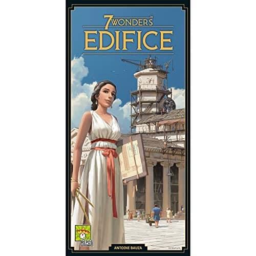 Asmodee 7 Wonders Edifices Board Game EXPANSION New Challenges and Majestic Wonders Await Civilization Strategy Game for Kids and Adults Ages 10 37 Players 30 Min Playtime