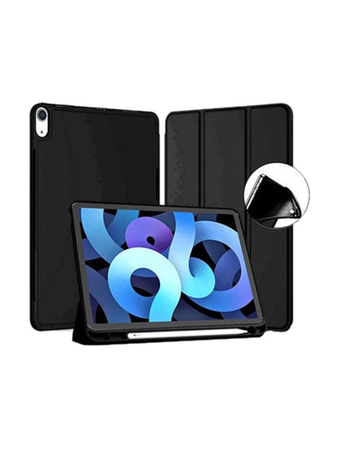 Smart Flip Auto Sleep/Wake Case Cover For Apple iPad Air 4 - 2020 Black Black