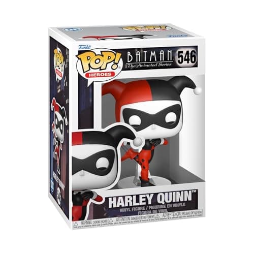 Funko Pop Animation Batman The Animated Series Harley Quinn Animated Batman Collectable Vinyl Figure Gift Idea Official Merchandise Toys for Kids Adults Superheroes Fans