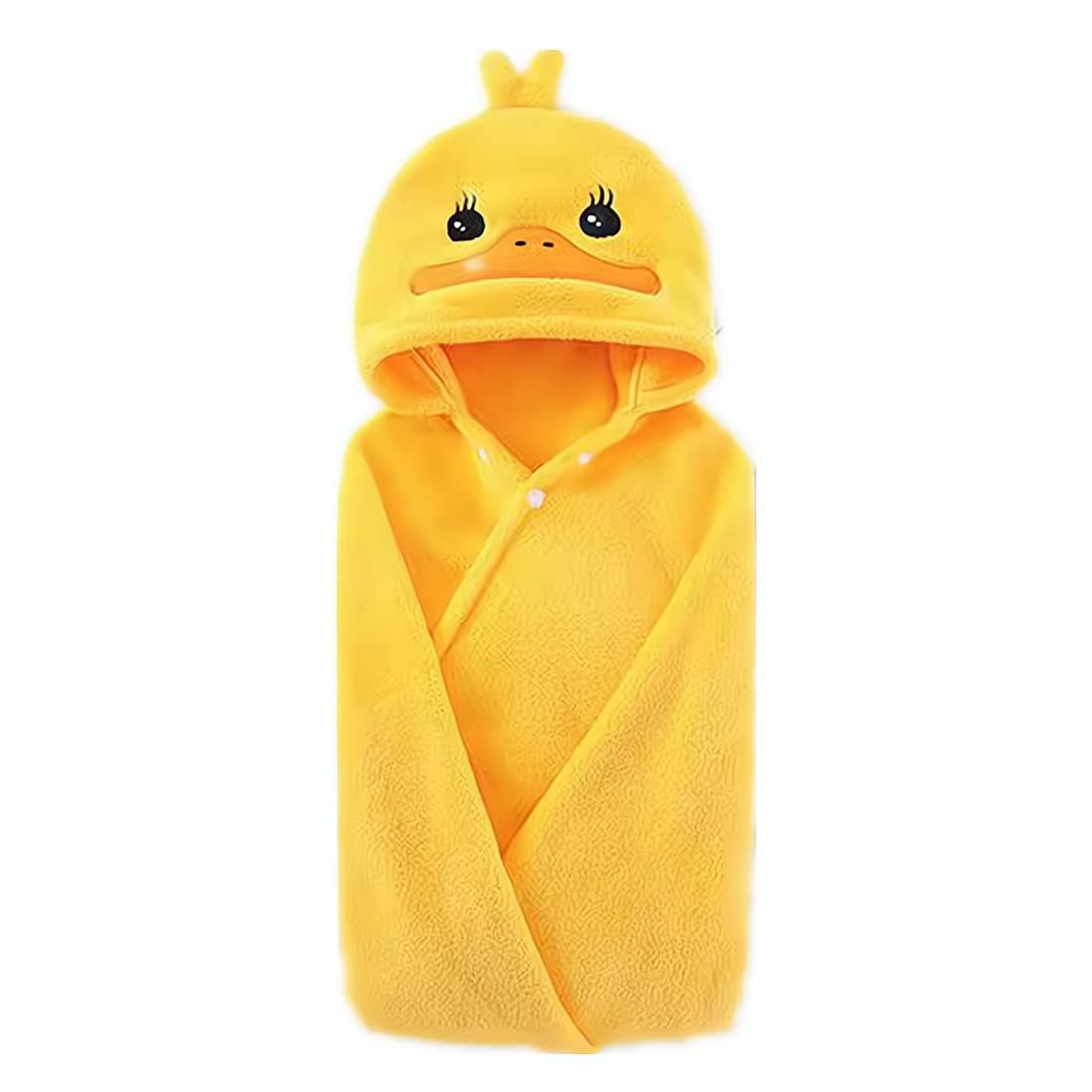 BEENIFIC Hooded Baby TowelsSoft Toddler Bath TowelGifts for Boy and Girl Yellow Duck