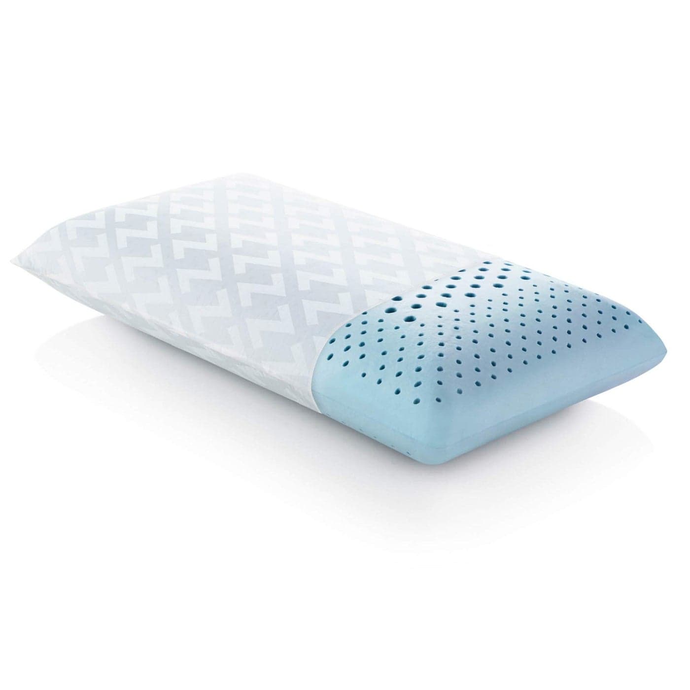 MALOUF Zoned Dough GelInfused Memory Foam Bed Pillow5Year US WarrantyQueenMid Loft Queen Mid Loft