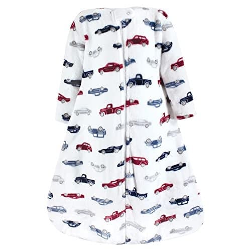 Hudson Baby Unisex Baby Plush Sleeping Bag, Sack, Blanket, Cars, 12-18 Months