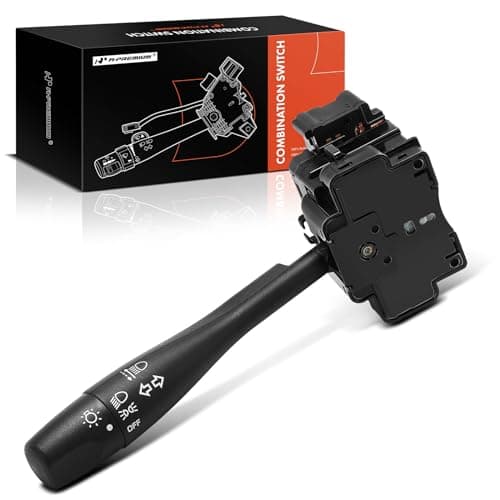 A-Premium Turn Signal Switch, Headlight Dimmer Parking Light Multifunction Switch Lever Compatible with Nissan Frontier 02-04, Maxima 97-99, Pathfinder 96-01, Sentra 00-06, Xterra 02-04, No Fog Light
