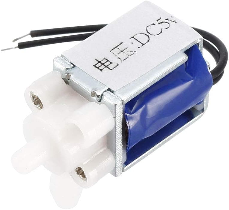 uxcell Miniature Solenoid Valve 2 Way Normally Closed DC5V 0.22A Water Air Solenoid Valve