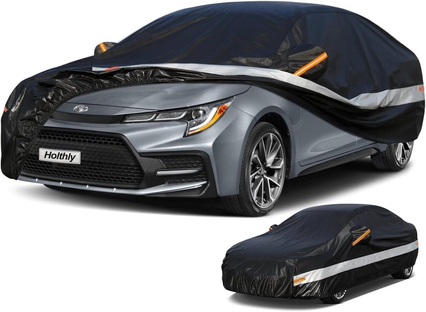 Holthly 10 Layers Waterproof Car Cover for Toyota Corolla