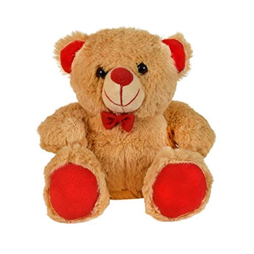 Ultra 07 inch Jolly Teddy Bear Fully Stuffed Soft Plush Toy for Kids in Brown Animal Toy Gift Birthday Anniversary Christmas Diwali Home Decore