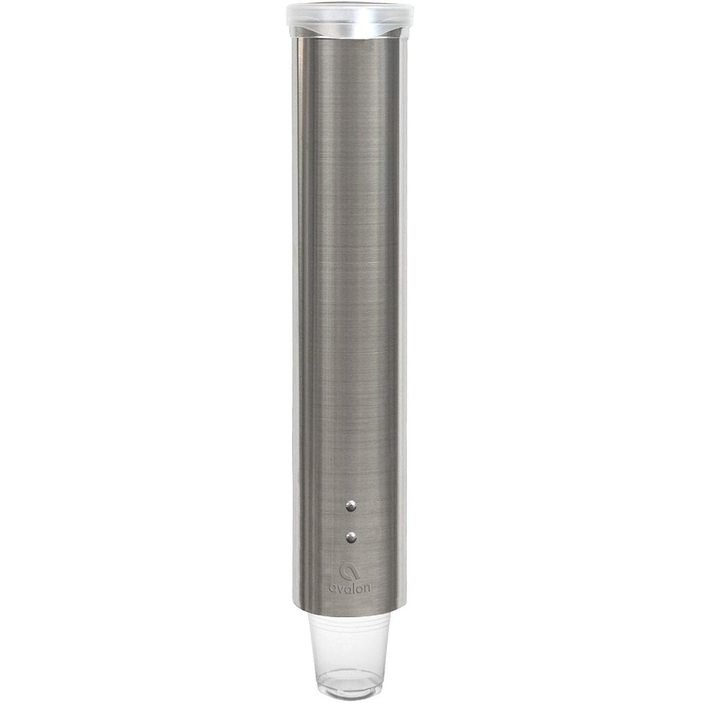 Avalon Stainless Steel Adjustable Pull Type Cup Dispenser Fits Most Sized Cups Dent Proof Fingerprint Resistant